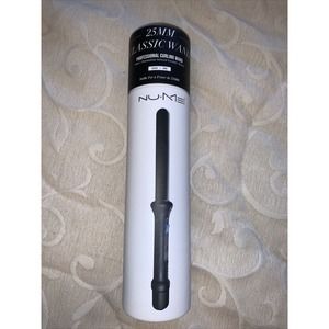 Nume Classic Curling Wand 25mm Barrel For Glam Curls, Black